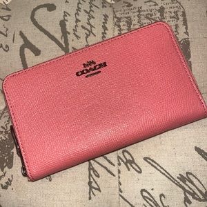 Coach Medium Zip Around Wallet